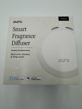 Pura Smart Fragrance Diffuser set including Linens & Surf and Yuzu Citron
